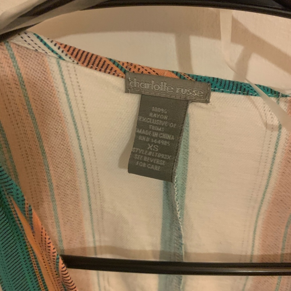 Charlotte Russe cute tie shirt